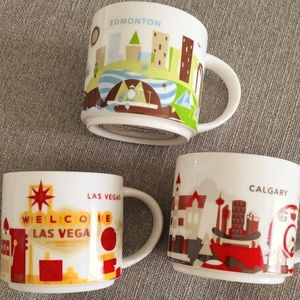 Starbucks YOU ARE HERE Collectable Mugs